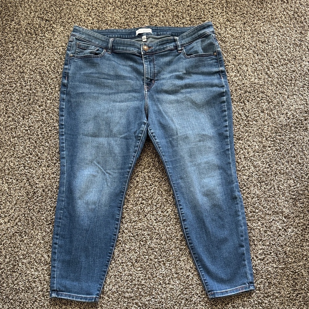 Lane Bryant Classic Blue Jeans. Size 20 SHORT.